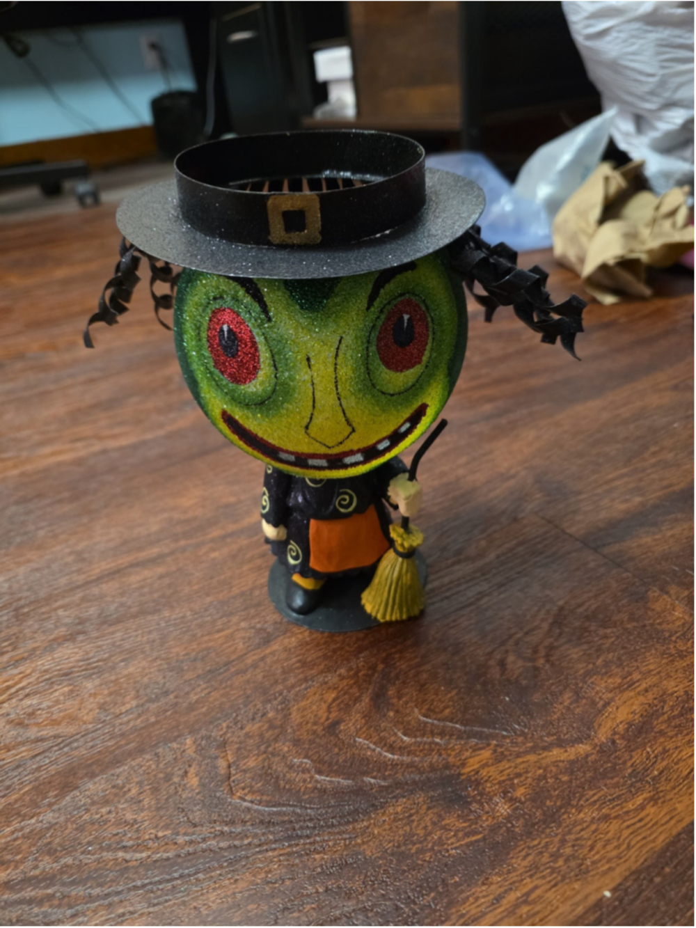 Vintage Department 56 Glitterville Witch Halloween NEW